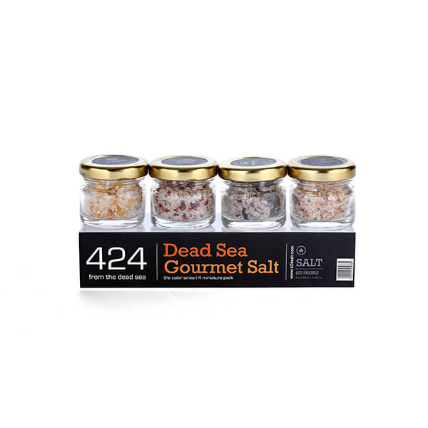 Dead Sea Gourmet Salt – The 4 colors series by 424 Dead Sea Salt