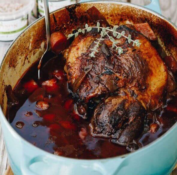 Read more about the article Leg of Lamb in Wine and Spicy Silan