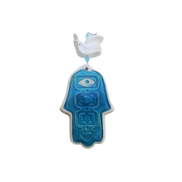 Hamsa with a Peace Dove by Beit Miriam