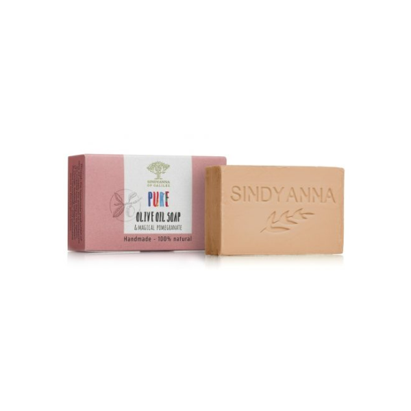 Pomegranate and Olive Oil Soap by Sindyanna of Galilee